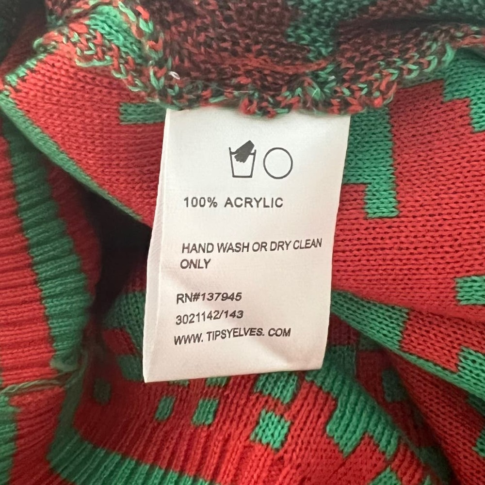 NWT Tipsy Elves Sweater Flaw Sz Small - Picture 4 of 6